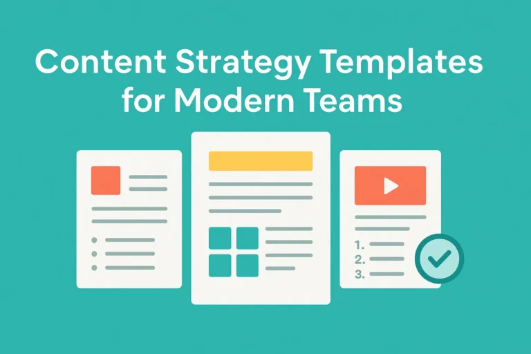 Content templates for teams