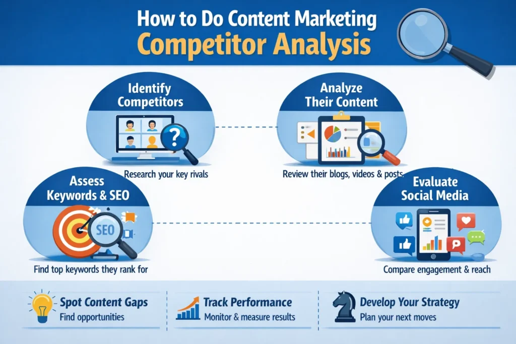 how to do content marketing competitor analysis