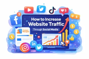 How to Increase Website Traffic Through Social Media (2026)